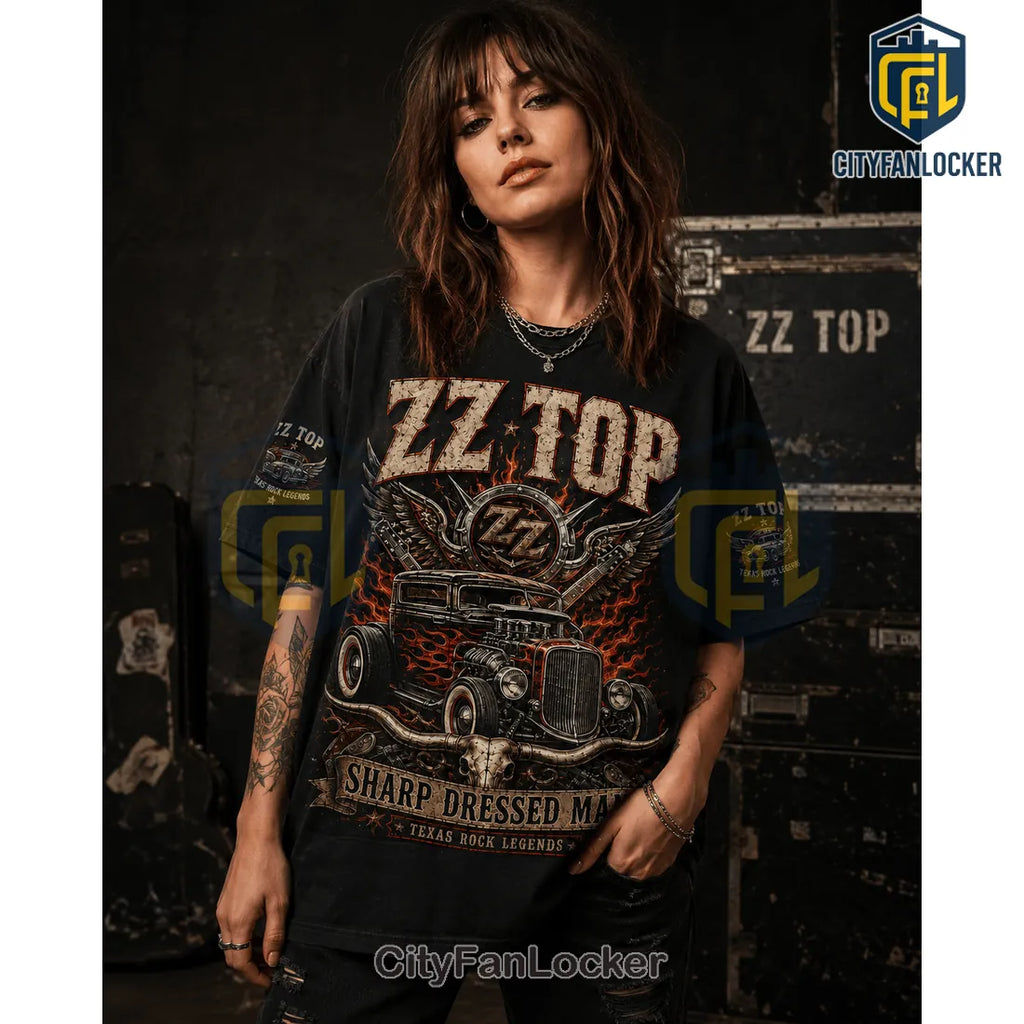 ZZ Top Sharp Dressed Man La Grange Concert Tour 2026 Shirt