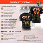 ZZ Top The Big One! Tour Commemorative T-Shirt