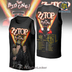 ZZ Top The Big One Tour Concert Graphic Band Signatures T-Shirt